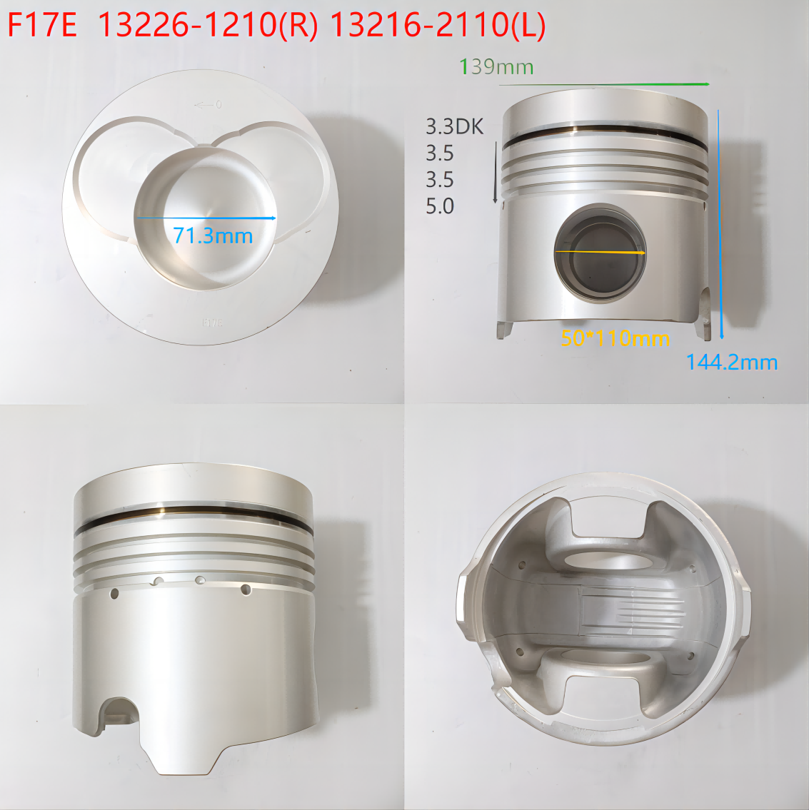 F17E 13226-1210-R 13216-2110-L